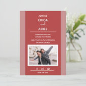 バラカスタムブルゴーニュフレーム 招待状 (スタンド正面)