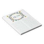 バラカスタムリース食料品ショッピングTo-Doリスト ノートパッド (アングル)