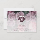 バラカスタム写真考える- Of You - ノートカード (裏面)