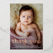 バラカスタム金ゴールドありがとう 箔シーズンカード (正面)