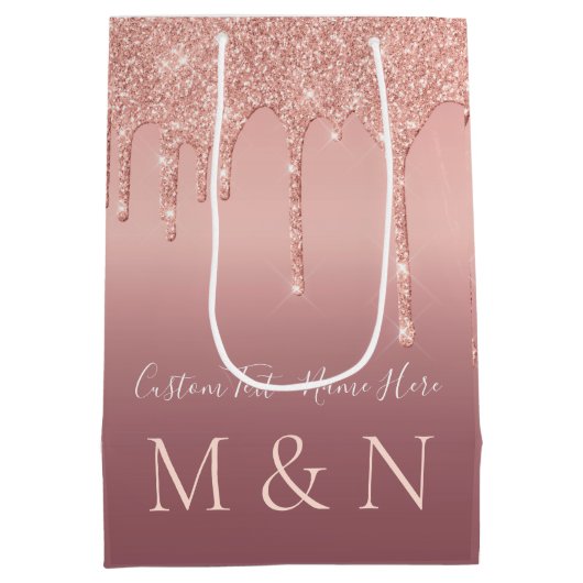 バラカスタム金ゴールドレターお名前結婚の抱き枕 ミディアムペーパーバッグ (裏面)