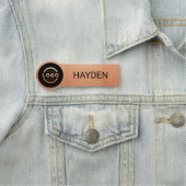 バラカスタム金ゴールド社員スタッフ 名札 (インサイチュ)