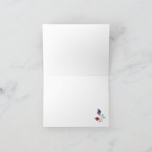 バラカットアウト折り畳みカード4x5.6インチ サンキューカード (内部)