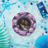 バラカラフルワイルドフラワー紙プレートブライダル ペーパープレート (パーティー)