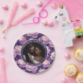 バラカラフルワイルドフラワー紙プレートブライダル ペーパープレート (パーティー)