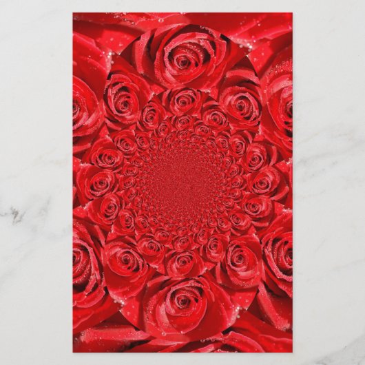 バラカラーの世界:フローラファンタジー 便箋 (正面)