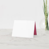 バラカードパーソナライズされたバラ結婚式招待状 招待状 (裏面)