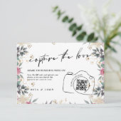 バラカーネーションのスクリプト愛のQRコードをキャプチャ エンクロージャーカード (スタンド正面)