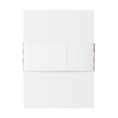 バラカーネーション黒結婚白 招待状ベリーバンド (裏面例)