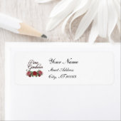 バラガーデナーヴィンテージバラ差出人住所 ラベル (インサイチュ)