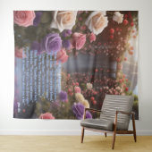 バラガーデンウォーターフォールザフロリオグラフィカスタマイズー タペストリー (インサイチュ(横))