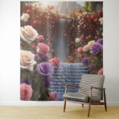 バラガーデンウォーターフォールザフロリオグラフィカスタマイズー タペストリー (インサイチュ)