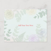 バラガーデンエレガンス保存ザデイトカード 案内ポストカード (裏面)