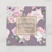 バラガーデンエレガントフローラスクエア名刺 スクエア名刺 (正面)