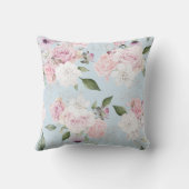 バラガーデンエレガントフローラモノグラム装飾用クッション クッション (裏面)