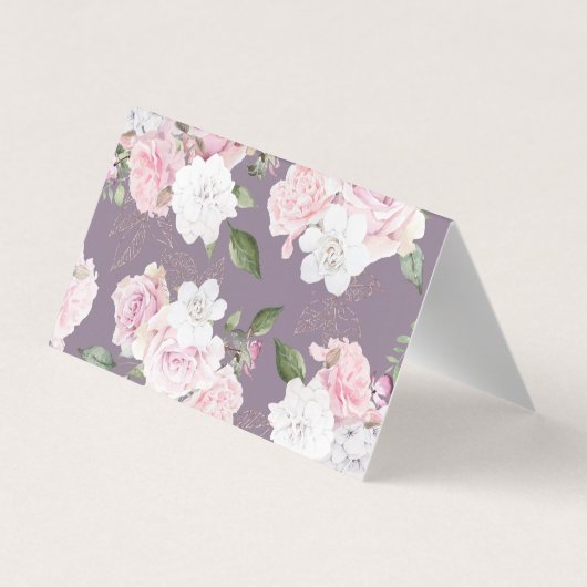 バラガーデンエレガントフローラ折り畳み名刺 名刺 (裏面)