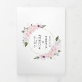 バラガーデンエレガント3倍結婚式招待状 三つ折り招待状 (カバー)