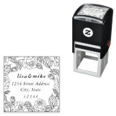 バラガーデンカップル名結婚の差出人住所 セルフインキングスタンプ (インサイチュ)