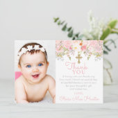 バラガーデンガールバプティスフォト サンキューカード (スタンド正面)