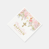 バラガーデンガールバプティスマパーソナライズされたパーティー スタンダードカクテルナプキン (角)