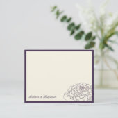 バラガーデンサンキューカード-パープル サンキューカード (スタンド正面)