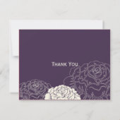 バラガーデンサンキューカード-パープル サンキューカード (裏面)