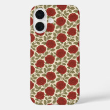 バラガーデンビクトリアンヴィンテージレッドローズフローラ