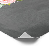 バラガーデンフローラシャルボ空白のードサイン ポスター (角)