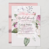 バラガーデンフローラブライダルシャワー招待 (正面/裏面)