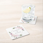 バラガーデンフローラモノグラム紙 スクエアペーパーコースター (インサイチュ)