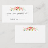 バラガーデンフローラ座席表両面 プレイスカード (正面/裏面)