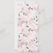 バラガーデンフローラ結婚ズディナーメヌエ招待状 招待状 (裏面)