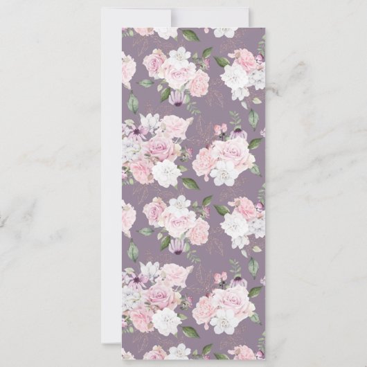 バラガーデンフローラ結婚ズディナーメヌエ招待状 招待状 (裏面)