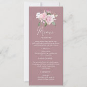 バラガーデンフローラ結婚ズディナーメヌエ招待状 招待状 (正面)