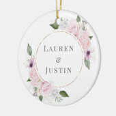バラガーデンフローラ結婚写真 セラミックオーナメント (左)
