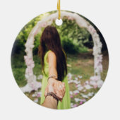 バラガーデンフローラ結婚写真 セラミックオーナメント (裏面)