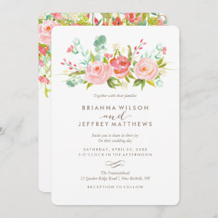 バラガーデンフローラ結婚式招待状 招待状