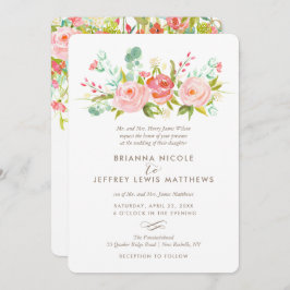 バラガーデンフローラ結婚式招待状 招待状