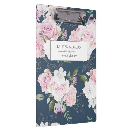 バラガーデンブルー |クリップボパーソナライズされたード クリップボード (右)