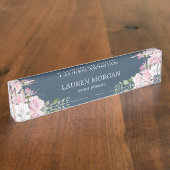 バラガーデンブルー | デスクネームプレート (側面)