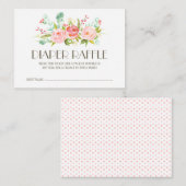 バラガーデンベビーおむつラッフルチケット エンクロージャーカード (正面/裏面)