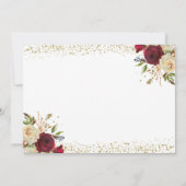 バラガーデンホームスイートホーム引っ越し祝いパーティー招待状 招待状 (裏面)