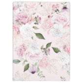 バラガーデンマウヴ | クリップボパーソナライズされたード クリップボード (裏面)