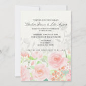 バラガーデンモダンフローラ結婚式招待状 招待状 (正面)