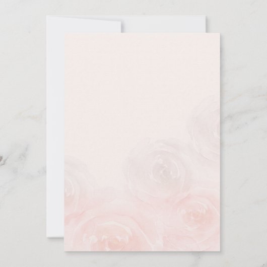 バラガーデンモダンフローラ結婚式招待状 招待状 (裏面)