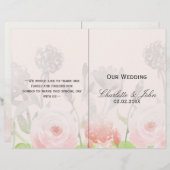 バラガーデンモダンフローラ結婚式 (正面/裏面)