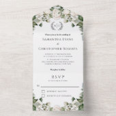 バラガーデンロマンス結婚フローラ オールインワン招待状 (内側)