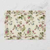 バラガーデンヴィンテージ結婚式 エンクロージャーカード (裏面)