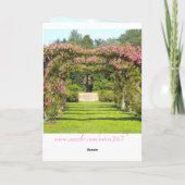 バラガーデン誕生日 カード (裏面)