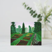 バラガーデン,ポートランド,オレゴン州ウォーター絵画カラー ポストカード (スタンド正面)